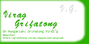 virag grifatong business card